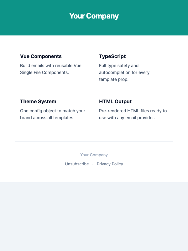 Feature Grid (2-col)