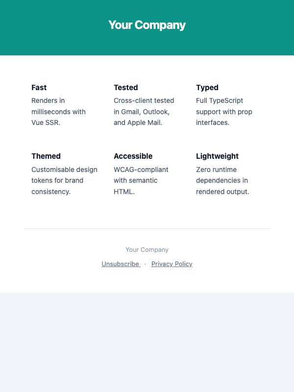 Feature Grid (3-col)
